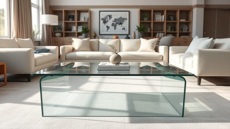 שולחן סלון זכוכית מחוסמת – למה זה הפתרון הכי חכם לסלון שלך?